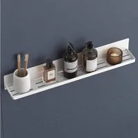 doporro Duschablage Duschregal Badezimmerablage 60cm magnetisch aus Carbonstahl Reglo-01, Magnetisch, Pulverbeschichtung