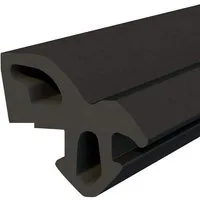 DQ-PP Türdichtband DQ-PP Fensterdichtung, Schwarz, 30 Meter, PVC Fenster, Gummidichtug, ALUPLAST, GEALAN, KBE, KOMMERLING, LB, PANORAMA, PLUS-TEC, REHAU, VEKA, UNIV.