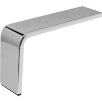 SO-TECH® Möbelfuß Chrom poliert, 130 x 235 x 60 mm, aus Stahl, Schrankfuß Sofafuß