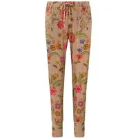 PiP Studio Relaxhose Bobien Long Trousers Flower mit seitlichen Einschubtaschen