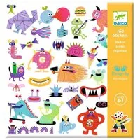 DJECO Sticker DJ09281 Sticker: Monster