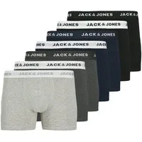 Jack & Jones Retro Boxer 7er Pack Jacbasic (Spar-Set) Retro Short / Pant - Baumwolle - ohne Eingriff - Atmungsaktiv