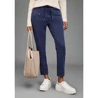 Bruno Banani Jerseyhose knöchellang, aus elastischem Milano Rib, schmale Beinform