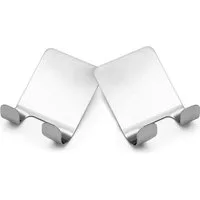 Intirilife Wandhalter, (1-St), Rasierer Halter Selbstklebend aus Edelstahl 4.5 x 6.3 x 2.5 cm