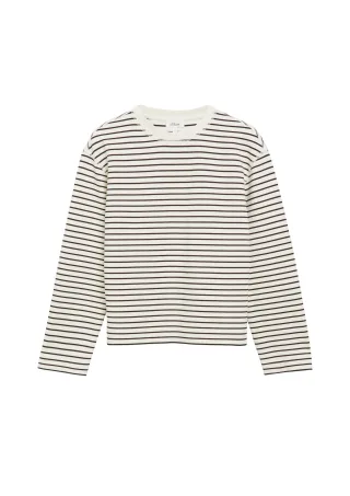 s.Oliver - Sweatshirt braun/creme - Gr. - 34