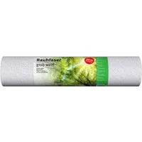 ERFURT Papiertapete Erfurt Rauhfaser grob weiß 20 x 0,53 m