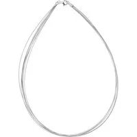 OSTSEE-SCHMUCK Halsreif Ostsee-Schmuck Halsreif Edelstahl 7-reihig (1-tlg)