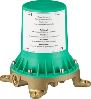 Hansgrohe Grundset Axor Zweigriff Wannenarmatur und Wannenmischer für Bodenmontage, 10452180 10452180