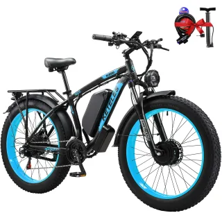 [EU Direct] KETELES K800 Electric Bike 52V 32AH Battery 1600W*2 Dual Motors 4000W Peak Power Recommened Top Speed 25KM/H