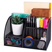Fine Life Pro Organizer Schreibtischorganizer mit Stifthaltern (1 St), Schwarz