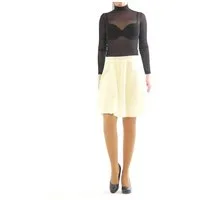 YESET Midirock Swing Rock Midi hohe Taille Falten-Rock Gummibund Skirt maxi Midirock schwingend
