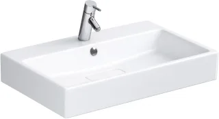 Neuesbad Serie 200 Keramik Waschtisch, B:710, T:465, H:155mm, weiss mit Beschichtung OK581005BOX