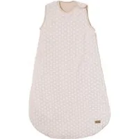 roba® Babyschlafsack Frosty Almond - Ganzjahres Kinderschlafsack aus Bio Baumwolle (erhältlich in 70 cm & 90 cm - Schlafsack für Baby - Sommer & Winter), Musselin GOTS & OEKO-TEX Standard 100 zertifiziert - Beige