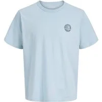 Jack & Jones Junior T-Shirt JJALLIANCE TEE SS CREW NECK JNR mit rundem Logopatch