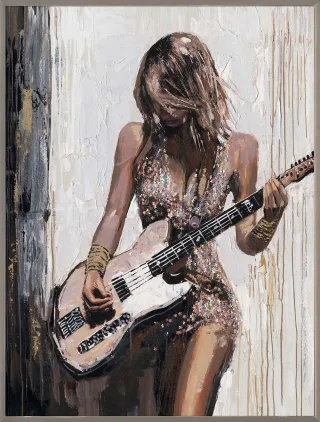 Gemälde GUITAR GIRL