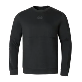 Kappa - Sweatshirt für Herren, Teddy-Stoff (Schwarz)