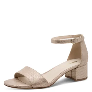 Tamaris - Da.-Sandalette light gold structure - Gr. - 38