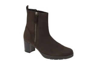 Gabor 32.073.45 Damen Stiefeletten braun mocca Blockabsatz 4,5cm