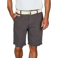 DENIMFY Chinoshorts Herren Chino Shorts DFLio Regular Fit Bermudashorts mit Gürtel