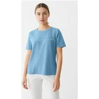Vero Moda Blusentop VMALVA CROCHET SS TOP WVN GA