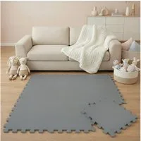 LittleTom Puzzlematte ab dem 1. Tag - 9 Teile Baby Spielmatte - 30 x 30 Kinder Krabbelmatte, (9-tlg), Spielunterlage für Babys und Kleinkinder - Kinderzimmer Puzzleteppich