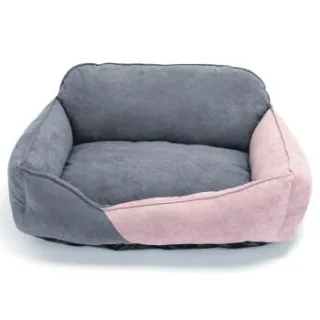 nobleza Hundebett Paris Grau/Rosa – Größe M