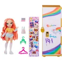 Rainbow High Puppenkleiderschrank Rainbow High Locker and Doll Playset, inklusive Puppe Pinkly Page