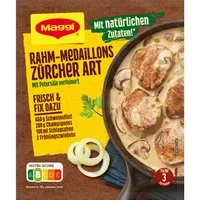 MAGGI Saucen, Maggi Fix für Rahm Medaillons Zürcher Art mit Petersilie 37g