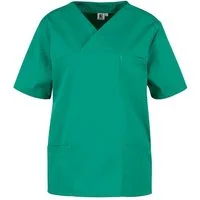 BEB Schlupfbluse beb Basic Kasack Unisex Kurzarm Grün
