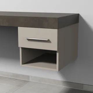 Sanipa Anbau-/Solitärschrank 2morrow (G3350) 340x350x520 Kaschmir-Matt, G33501U G33501U
