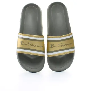Ben Sherman Weston Mens Khaki Sliders