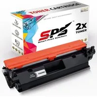 SPS Tonerkartusche 2x 30A CF230A Toner Schwarz kompatibel für HP Laserjet Pro M203DW, (2er Pack)