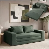 skølm Schlafsofa Kvasir Vollschaumsofa, ausklappbar mit Kissen, vakuumiert, 2 Sitzplätze, 168x94x62 cm (BxTxH), als Gästebett nutzbar