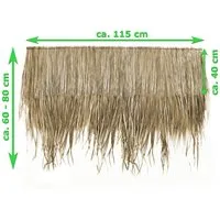 Thaiboo Dachschindeln Palmdach Palmschindel, 100% Nachhaltiges Naturmaterial, Wetterfest, (2-St)