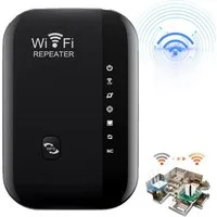 ibettertec 300Mbit/s 2.4GHz WiFi Extender Booster Repeater/AP Modus mit WPS WLAN-Repeater, Kompatibel mit allen WLAN Geräten