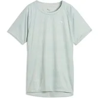 PUMA Laufshirt W RUN VELOCITY AOP TEE T-Shirt, mit Rundhalsausschnitt, mit jamaikanischem Aufdruck