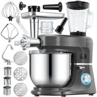 KESSER Küchenmaschine, Universal Küchenmaschine K-KM 3000 mit Fleischwolf Knetmaschine 5,5L