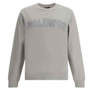 Parajumpers - Sweatshirt „josiah" In Silber-salbeigrau