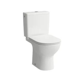 LAUFEN Tiefspül-WCKombi LUA 670x360x400 spülrandlos Abg. waagr. Weiß, H8250860000001 H8250860000001