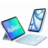 Inateck für iPad 11 Gen A16, 11 Zoll iPad Air M4 M3, iPad 10, iPad Pro 4/3/2/1 iPad-Tastatur (Ultraleichte, Abnehmbare Tastatur mit Touchpad, Tragbar)