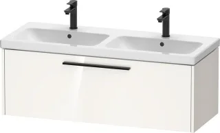 Duravit D-Code Waschtischunterschrank wandhängend Auszug 1, für Doppelwaschtisch  DC46690BD220000