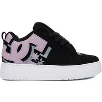 DC Shoes Dc Shoes Damen-Sneakers Schwarz DC SHOES-EO-COURT GRAFFIK PLATFORM DC0 Sneaker