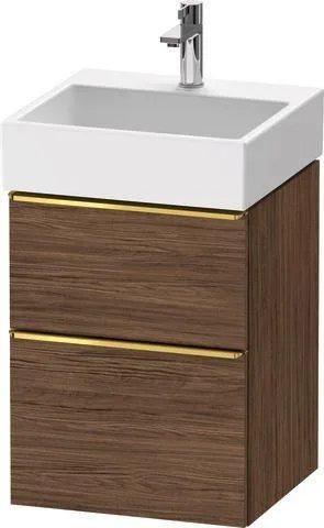 Duravit D-Neo Waschtischunterbau wandhängend Nussbaum dunkel Matt 484x442x625 mm - DE4370034210000 DE4370034210000