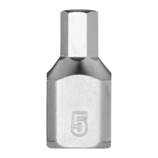 Milwaukee Innensechskant Bit-Steckschlüsseleinsatz metrisch 1/4" kurz 5 mm - 4932500477