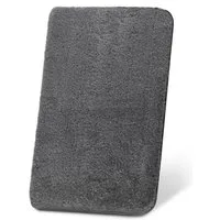 Beautissu Badematte Badematte rutschfest BeauMare FL, 60x50cm, Anthrazit, Höhe 30 mm, Polyester, 60x50 cm Duschvorleger Hochflor Badteppich rutschfest Waschbar Shaggy