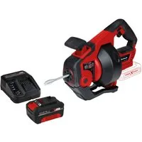 Einhell Rohrreinigungsspirale EINHELL Akku-Rohrreiniger TE-DA 18/760 Li Kit (1x 4,0 Ah)