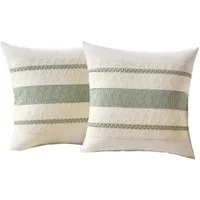 Agger Kissenbezug 2er-Set Boho-Zierkissenbezüge 45x45cm, Rustikale Retro-Kissenhüllen, (2 Stück), für Wohnzimmer, Schlafzimmer, Couch, Bett, Sofa & Sessel