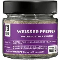 Bremer Gewürzhandel Gewürz Pfeffer weiß, gemahlen, im Glas, 50 g