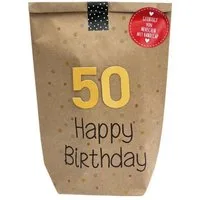 Wunderle Wundertüte „50. Geburtstag“ – kleine Geschenkidee für den runden Geburtstag