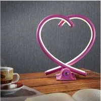famlights Tischleuchte LED Herz Tischleuchte Valor in pink, LED